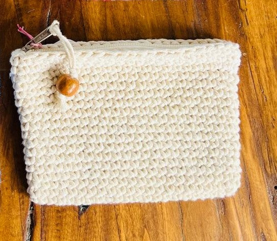 Ibarra Crochet Zip Bag